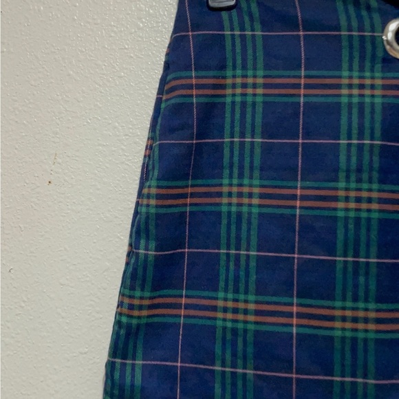 Wild Fable Blue Plaid Mini Skirt with Tie - Picture 4 of 9